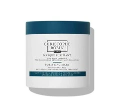 Christophe Robin, Purifying, Thermal Mud, Hair Treatment Kreminis Mask, For Detoxing, 250 ml