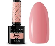 Activeshop Hibridinė gelinio lakavimo bazė Claresa Power Base, 06 rožinis, 5 g