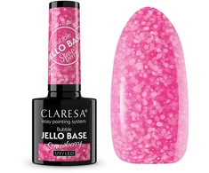 Claresa Bubble Jello Base hibridinis pagrindas braškių spalvos 5g