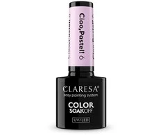 Claresa Spalvotas, išsisausinantis UV/LED lakas „Ciao Pastel! Hybrid Varnish“ 6, 5 g
