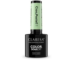 Claresa Spalvotas, išsisausinantis UV/LED lakas „Ciao Pastel! Hybrid Varnish“ 1,5 g
