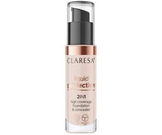 Claresa Liquid Perfection 2in1 High Coverage Foundation &amp; Maskuoklis 34g 103 Cool Medium, 34 g
