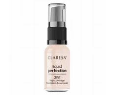 Claresa Liquid Perfection 2in1 High Coverage Foundation &amp; Maskuoklis 101 Light, 18 g
