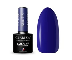 Claresa Soak Off UV/LED ilgalaikis hibridinis nagų lakas 5g., Spalva: Mėlyna 716