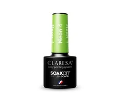 Activeshop Claresa Soak Off UV/LED ilgalaikis hibridinis nagų lakas 5g., Spalva: Neon 4