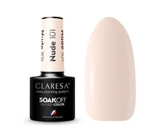 Claresa Soak Off UV/LED ilgalaikis hibridinis nagų lakas 5g., Spalva: Nude 101