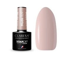 Claresa Soak Off UV/LED ilgalaikis hibridinis nagų lakas 5g., Spalva: Nude 109