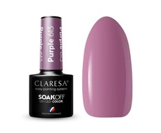 Claresa Soak Off UV/LED ilgalaikis hibridinis nagų lakas 5g., Spalva: Violetinė 613