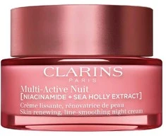 Clarins Multi-Active Nuit Night Kreminis naktinis veido kremas sausai odai, 50 ml
