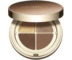 „Clarins Ombre“ 4 spalvų akių šešėlių paletė, 04 rudasis cukrus, gradacija 4, 2 g
