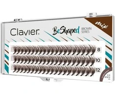 Clavier BeShaped rudos blakstienos riestos B 10D mix 8/10/12mm