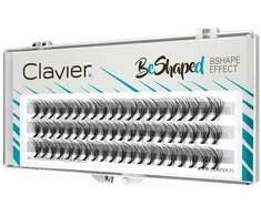Clavier BeShaped šilkinės blakstienos B formos, 10D mišinio, 8-10-12 mm