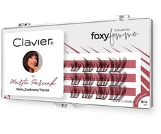 Ibra Clavier Foxy Femme by Marta „Zmalowana” Parciak kępki rzęs – efekt foxy eyes 10-14mm