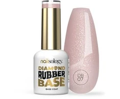 Clavier Nailsology deimantinė guminė bazė hibridinei lako bazei DB07 Lady Elegance 8ml