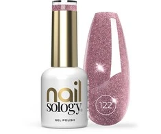 Clavier Nailsology hibridinis nagų lakas su blizgučiais 122 Princess Rožinė 8ml