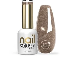 Realac Clavier Nailsology hibridinis nagų lakas su blizgučiais 121 Rose Goddess 8ml