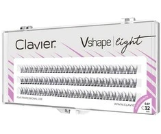 Clavier Vshape Light kępki rzęs 12mm