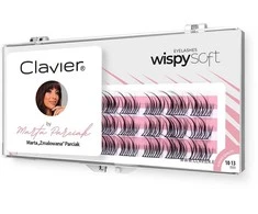 Clavier Wispy Soft by Marta „Zmalowana” Parciak kępki rzęs – natūralus efekt wispy i lekka objętość 10-13mm