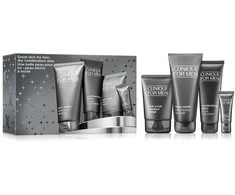 Clinique Rinkinys „Great Skin for Him“: veido prausimosi gelis 200 ml + veido šveitiklis 100 ml + senėjimą stabdantis paakių kremas 15 ml + drėkinamoji veido emulsija 100 ml