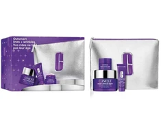 Clinique CLINIQUE_SET Face + Neck Lift Routine Smart Clinical Repair krem liftingujący do twarzy i szyi 50ml + serum przeciwzmarszczkowe 10ml + kremas nuo raukšlių pod oczy 5ml + kosmetyczka