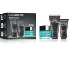 „Clinique The Intense Hydration System“ kompleksinis veido kremas 50 ml + veido šveitiklis 30 ml + veido prausimosi gelis 50 ml