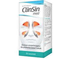 Clinsin Med komplektas uzupełniający do płukania nosa i zatok 30 saszetek