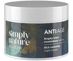 Clochee „Simply Nature“ praturtintas keramidų naktinis kremas 50 ml