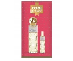 Cool de Saphir Pour Femme komplektas parfuminio vandens purškiklis 200ml + kvepalų vandens purškiklis 30ml
