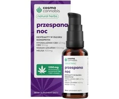 Cosma Cannabis Miegančios nakties ekstraktai kanapių aliejuje 30 ml