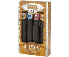 Cuba Classic EDT rinkinys vyrams (EDT 35ml Yelow + EDT 35ml Mėlyna + EDT 35ml Raudona + EDT 35ml Oranžinis)