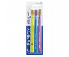 „Curaprox CS 5460 Ultra Soft“ 3 vnt dantų šepetėlis.