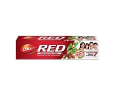 Dantų pasta su 7 vaistiniais augalais Raudonas, Dabur, 100g