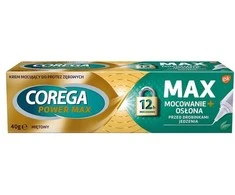 Corega Power Max Fixation + Cover protezų tvirtinimo kremas su mėtų skoniu 40g