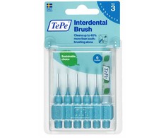 TePe Original tarpdančių šepetėliai 0,6mm Mėlyna 6 vnt.