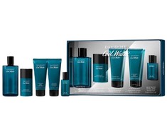 Davidoff „Cool Vanduo Men“ rinkinys: tualetinis vanduo 125 ml + dušo želė 75 ml + balzamas po skutimosi 75 ml + dezodorantas-stiklinis pieštukas 75 ml + tualetinis vanduo 15 ml