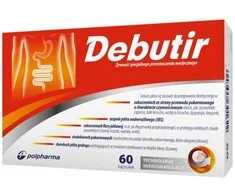 Debutir Specialios medicininės paskirties maistas su sviesto rūgštimi, gerinančia žarnyno veiklą, 60 kapsulių