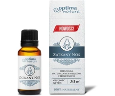 Optima Natura OPTIMA NATURA_Užgulta nosis natūralių eterinių aliejų mišinys 20 ml