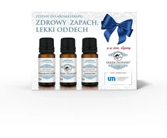 Optima Natura OPTIMA NATURA_SET Zdrowy zapach lekki oddech 3 naturalne olejki eteryczne Oranžinė + Złodziei + Sosnowy 3x10ml