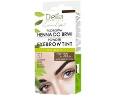 Delia Eyebrow Expert pudrinis antakių dažiklis 3.1 Juodas ruda, 4 g