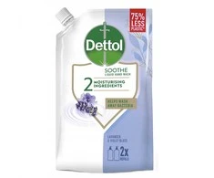 Dettol Raminančio levandų skonio skysto muilo papildymas, 500 ml