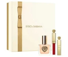 Dolce&amp;Gabbana Devotion rinkinys parfuminio vandens purškiklis 30 ml + tušas 4 ml + lūpų dažai 5 ml
