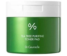 Dr. Ceuracle Arbatmedžio „Purifine Toneris Pad“ veido servetėlės su valomosiomis ir regeneruojančiomis savybėmis, 60 vnt.