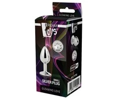 Dream Toys Gleaming Love Sidabrinis Plug korek analny Small