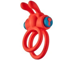 Dream Toys „Love Signal Thrill Ring“ vibruojantis varpos žiedas, raudonas