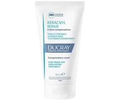 Ducray Keracnyl Moisturizing Repair Kreminis 48hrs atkuriamasis veido kremas, 50 ml