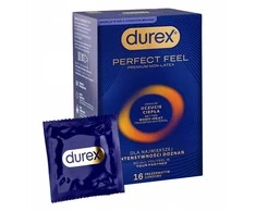 Durex Perfect Feel prezervatyvai, suteikiantys unikalų šilumos pojūtį, 16 vnt.