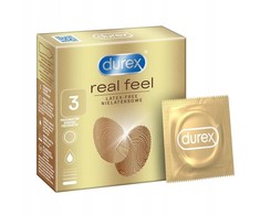 Durex Real Feel prezervatyvai be latekso 3 vnt.Be latekso