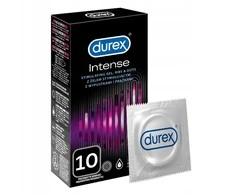 „Durex Intense“ briaunoti ir taškuoti 10 vnt.