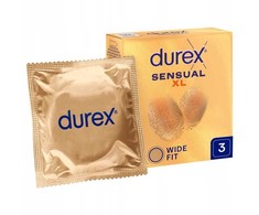 Durex Sensual XL itin ploni prailginti prezervatyvai 3 vnt