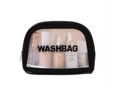 Ecarla Washbag sulankstomas kosmetikos krepšys Juodas
